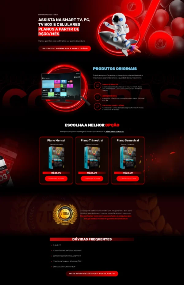 landing pages para sites de iptv + elementor 2024 - Imagem 7