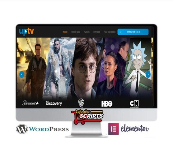 IPTV Landing - WorPress - COD-9830