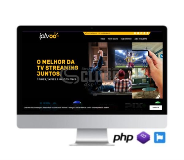 SCRIPT SITE PRONTO PARA IPTV EM PHP COD-8004