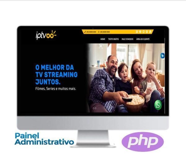 Site Pronto Para IPTV Em PHP - COD-6321